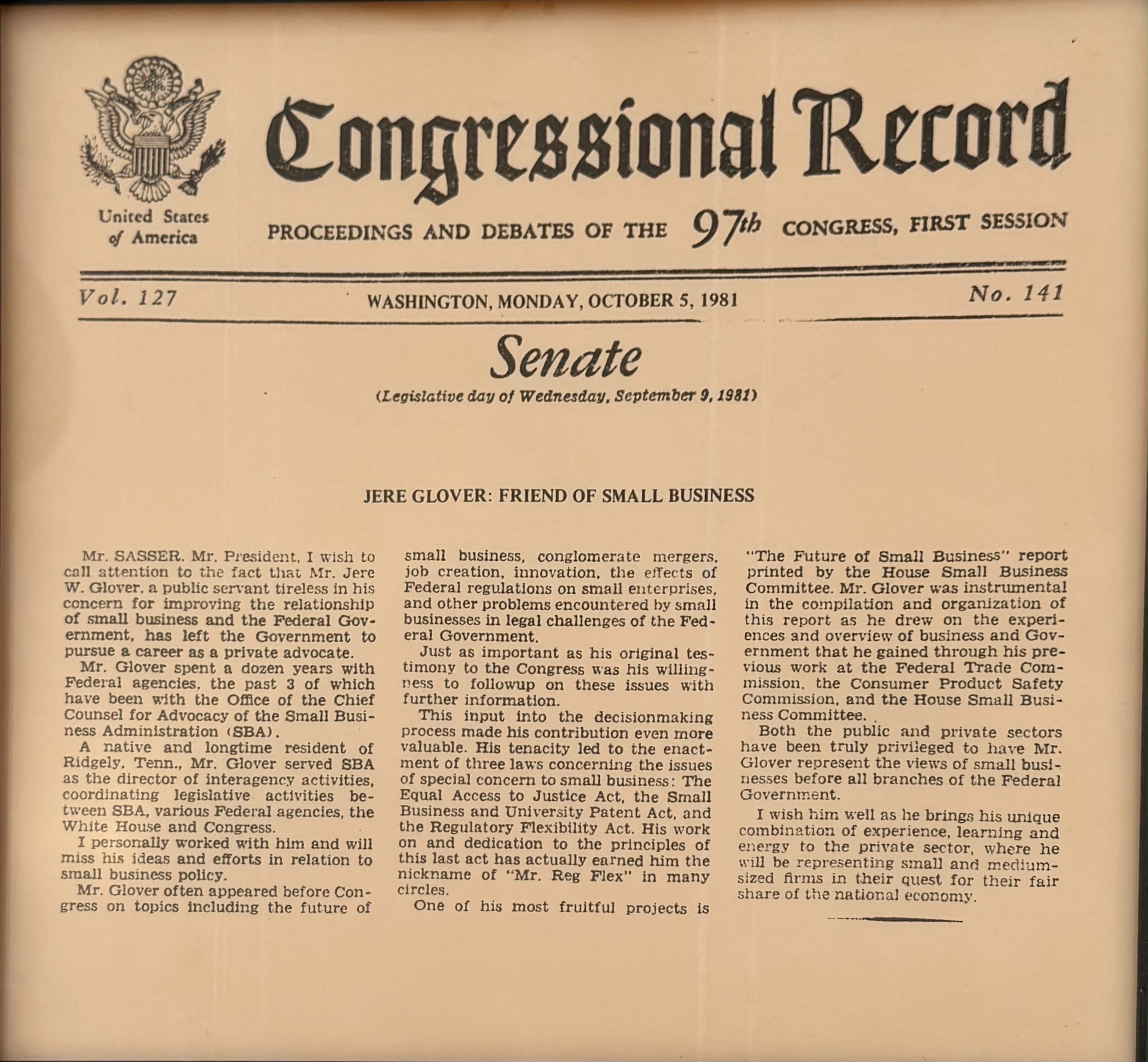 Certification & Hearings